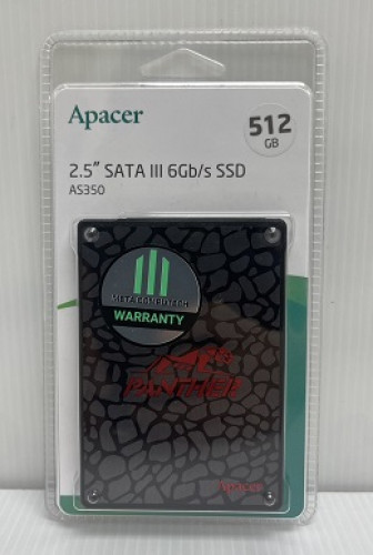 SSD APACER 512GB AS350 2.5 SATA (AP512GAS350-1) 